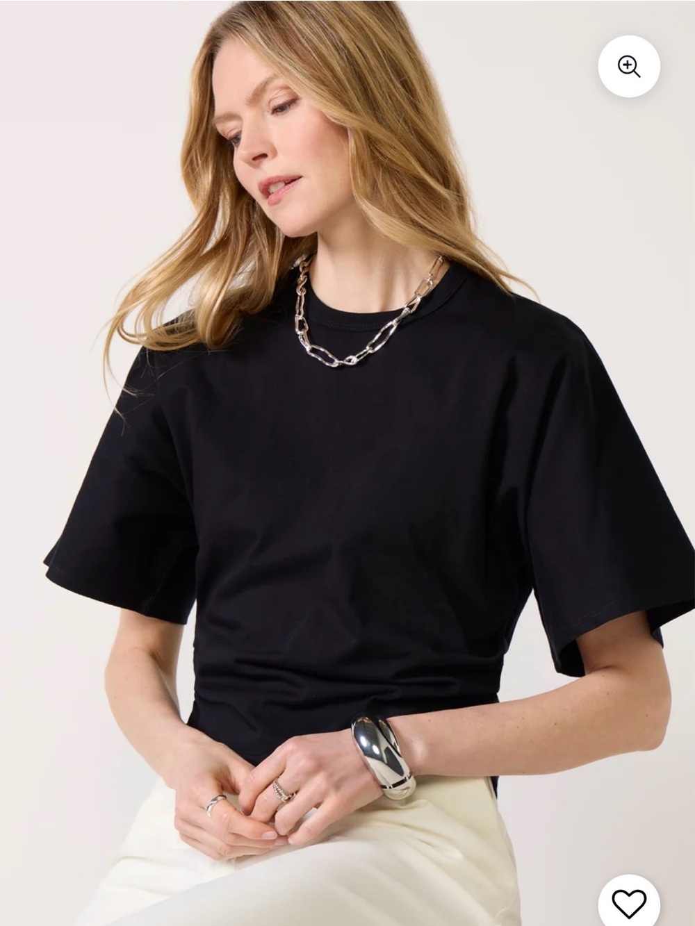 pistola Black Veronica Kimono Tee Black Size Small NWOT
